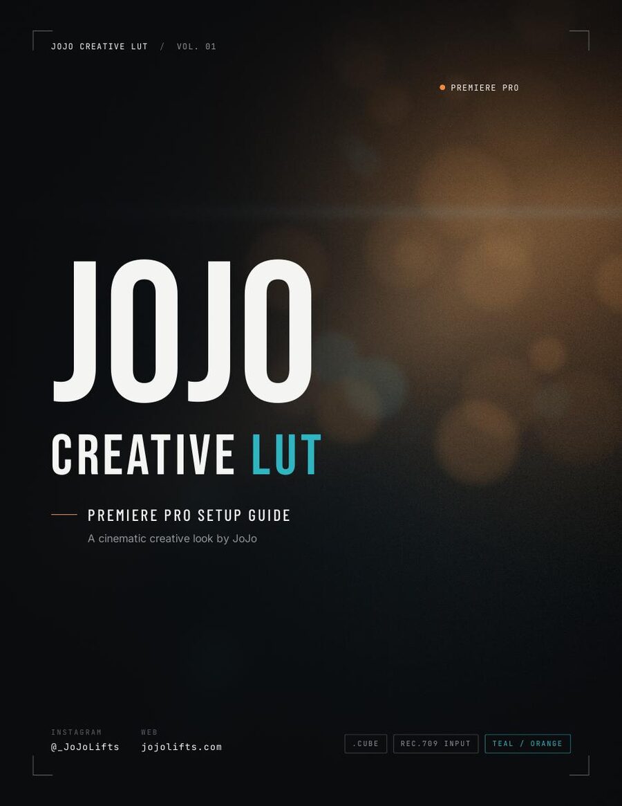 JoJo Creative LUT cover